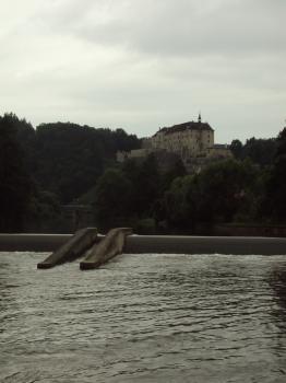hrad a jez Český Šternberk